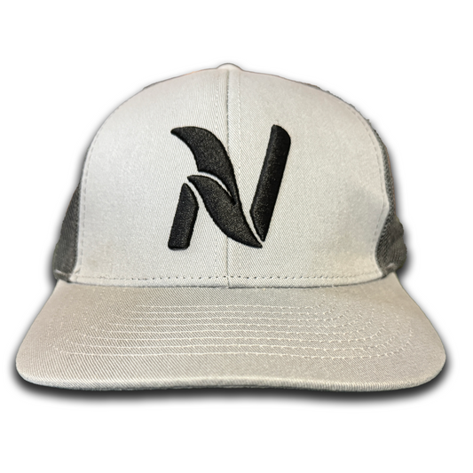 Nutrien N Grey-Black K-Products Headware Hat